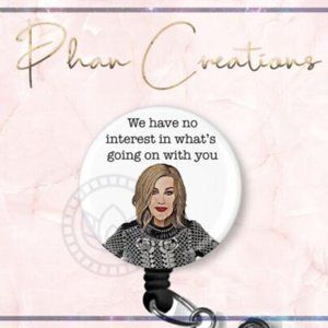 Retractable Badge Reel Gossip Is The Devil's Telephone Funny Nurse ID Holder